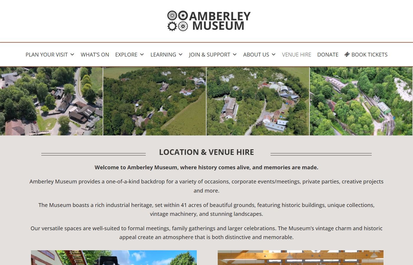 Amberley Museum β Venue Hire