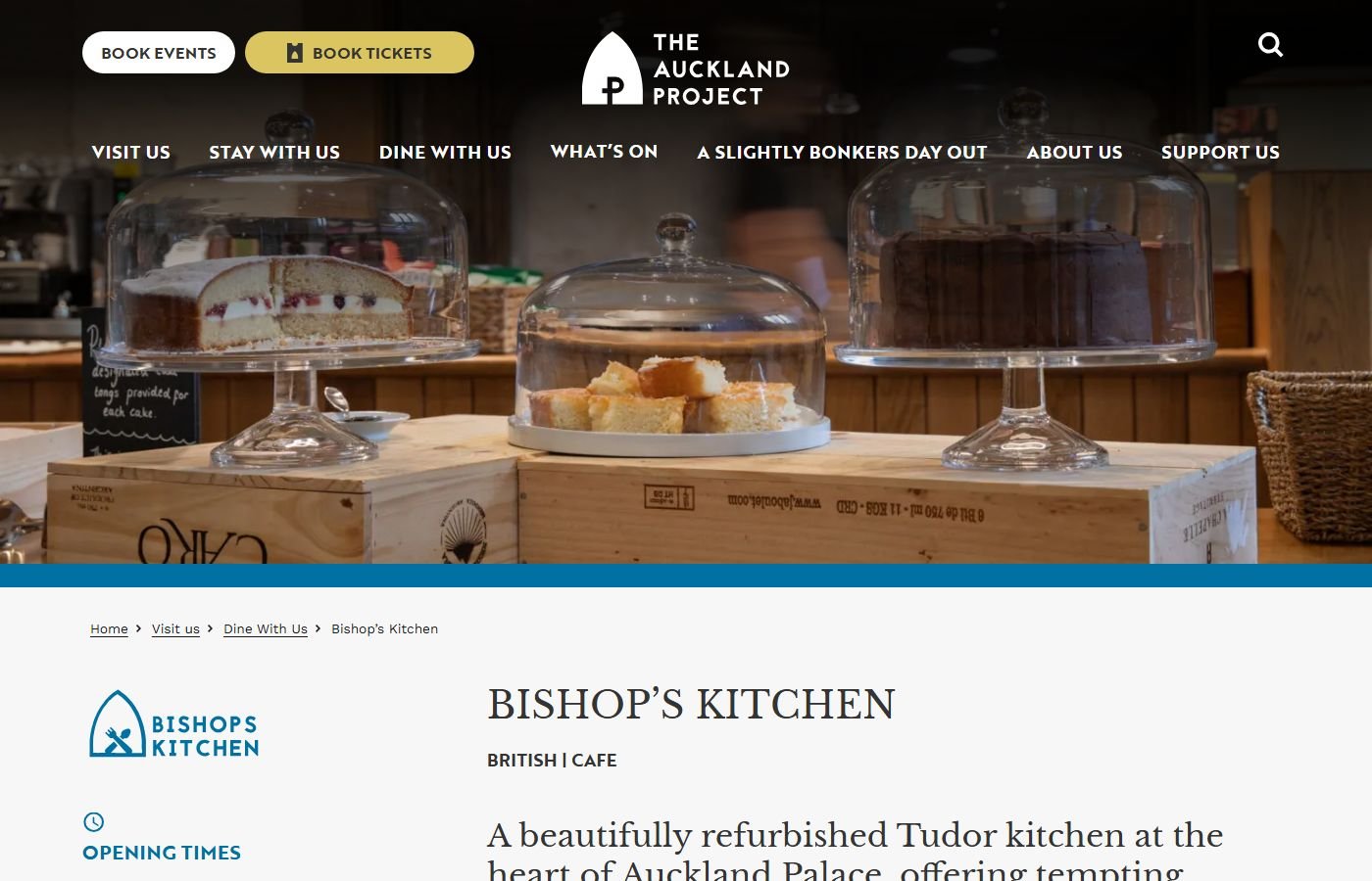 Auckland Castle – The Bishop’s Kitchen