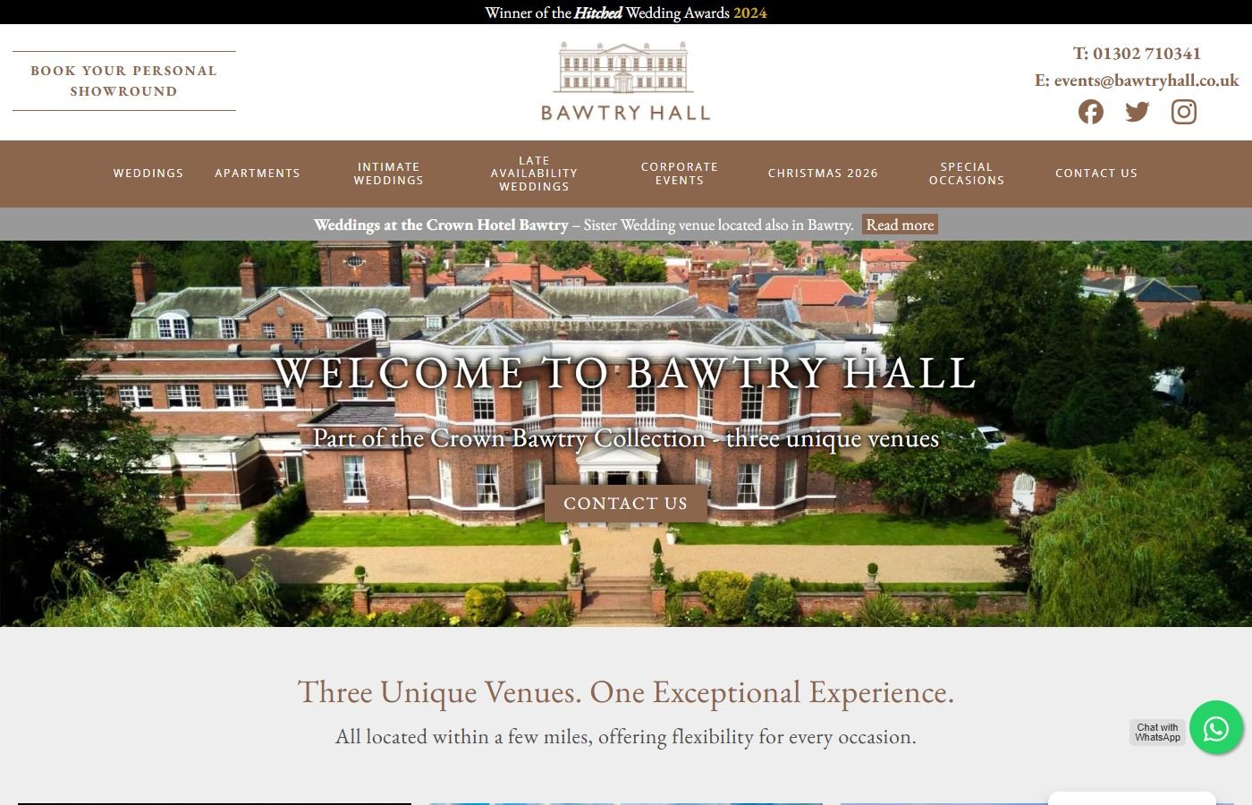 Bawtry Hall – Events