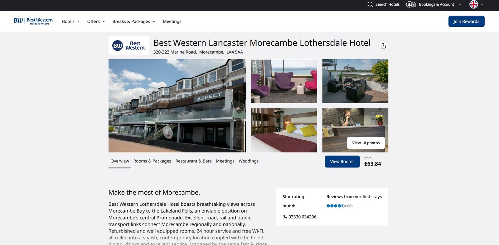 Best Western Lothersdale Hotel
