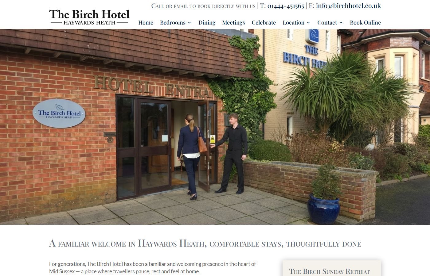 The Birch Hotel Haywards Heath