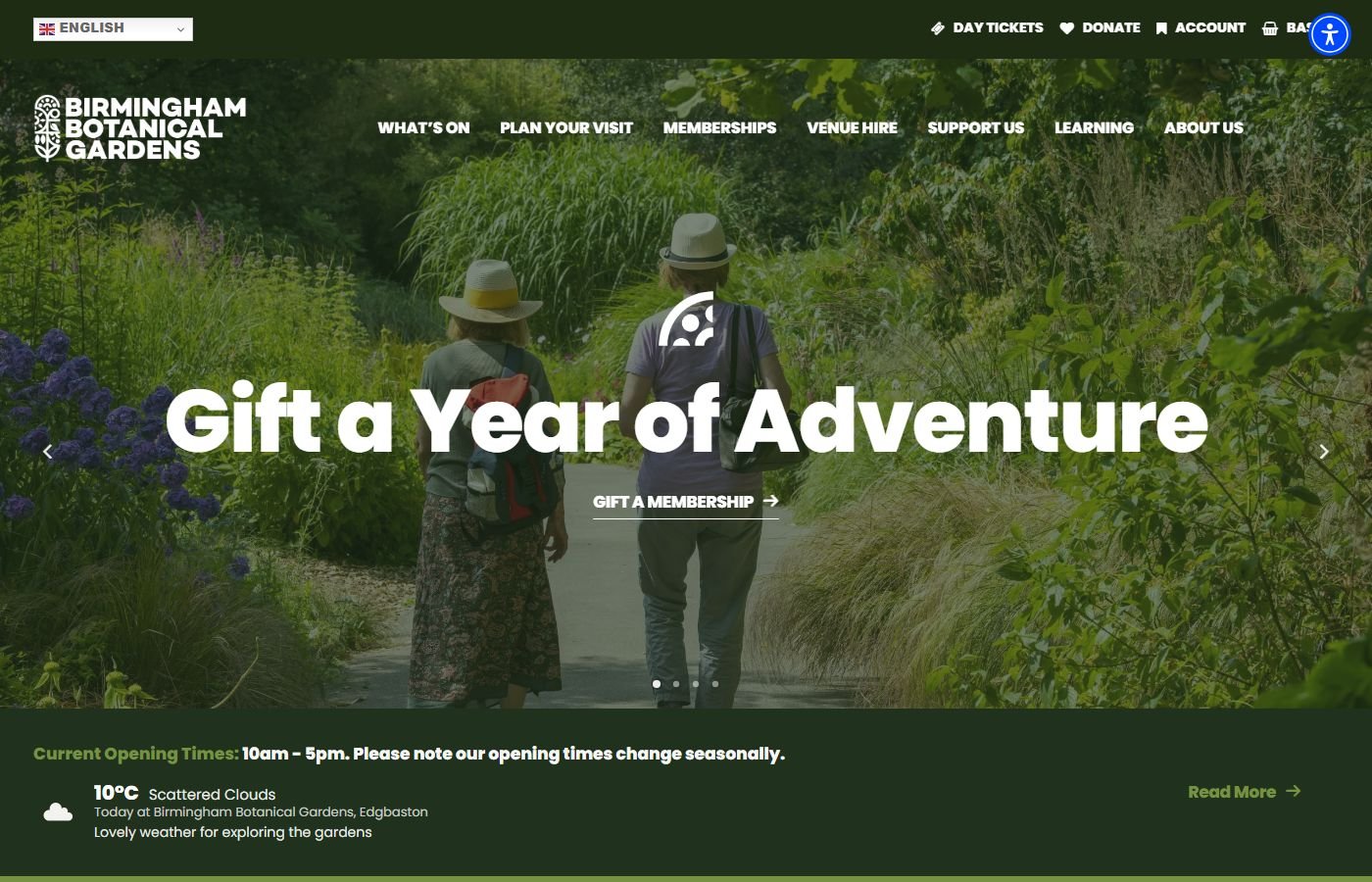 Birmingham Botanical Gardens β Events