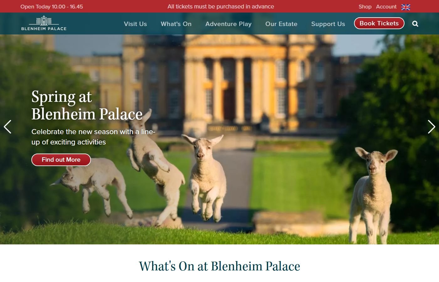 Blenheim Palace – Events & Dining