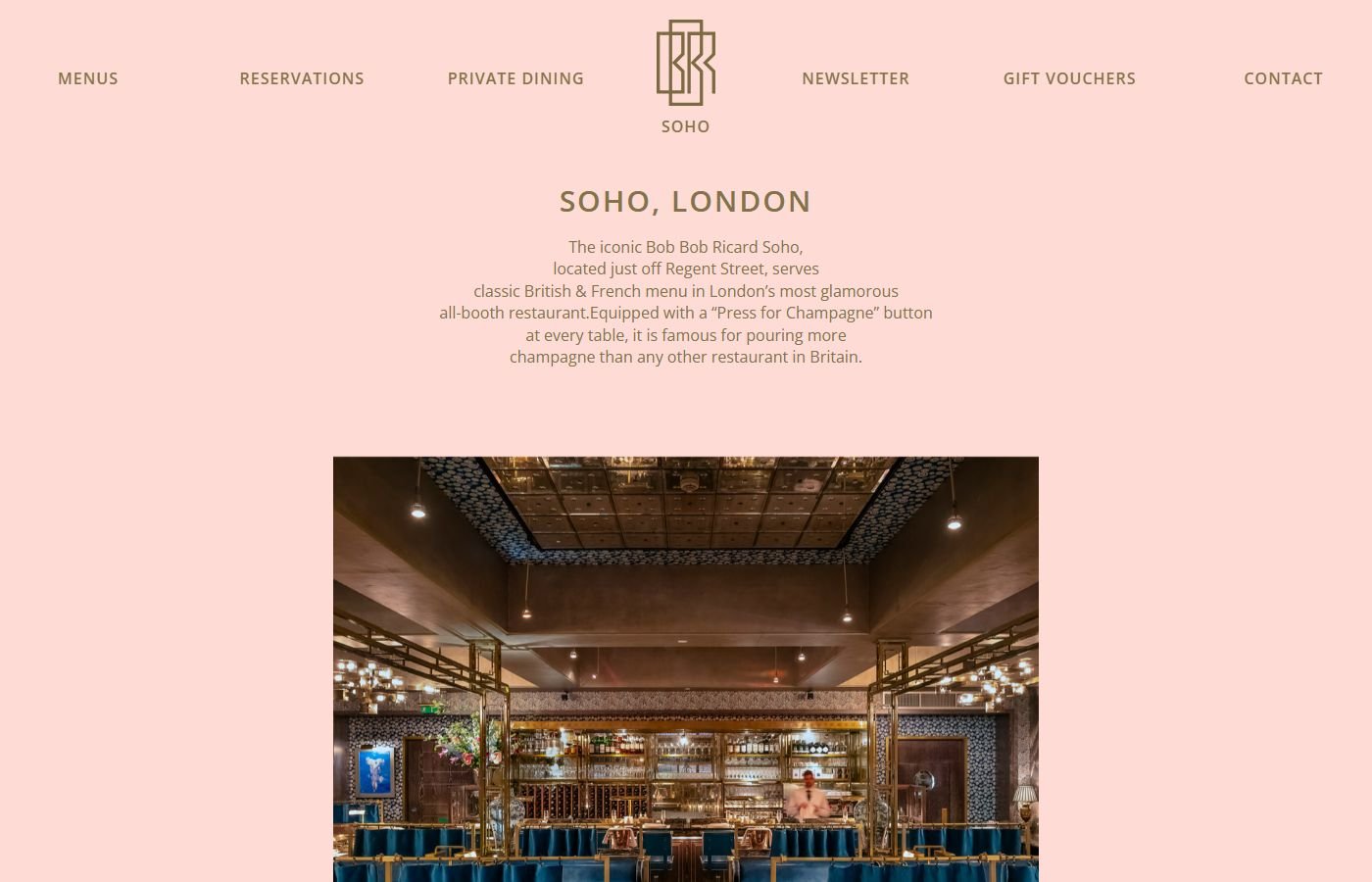 Bob Bob Ricard Soho
