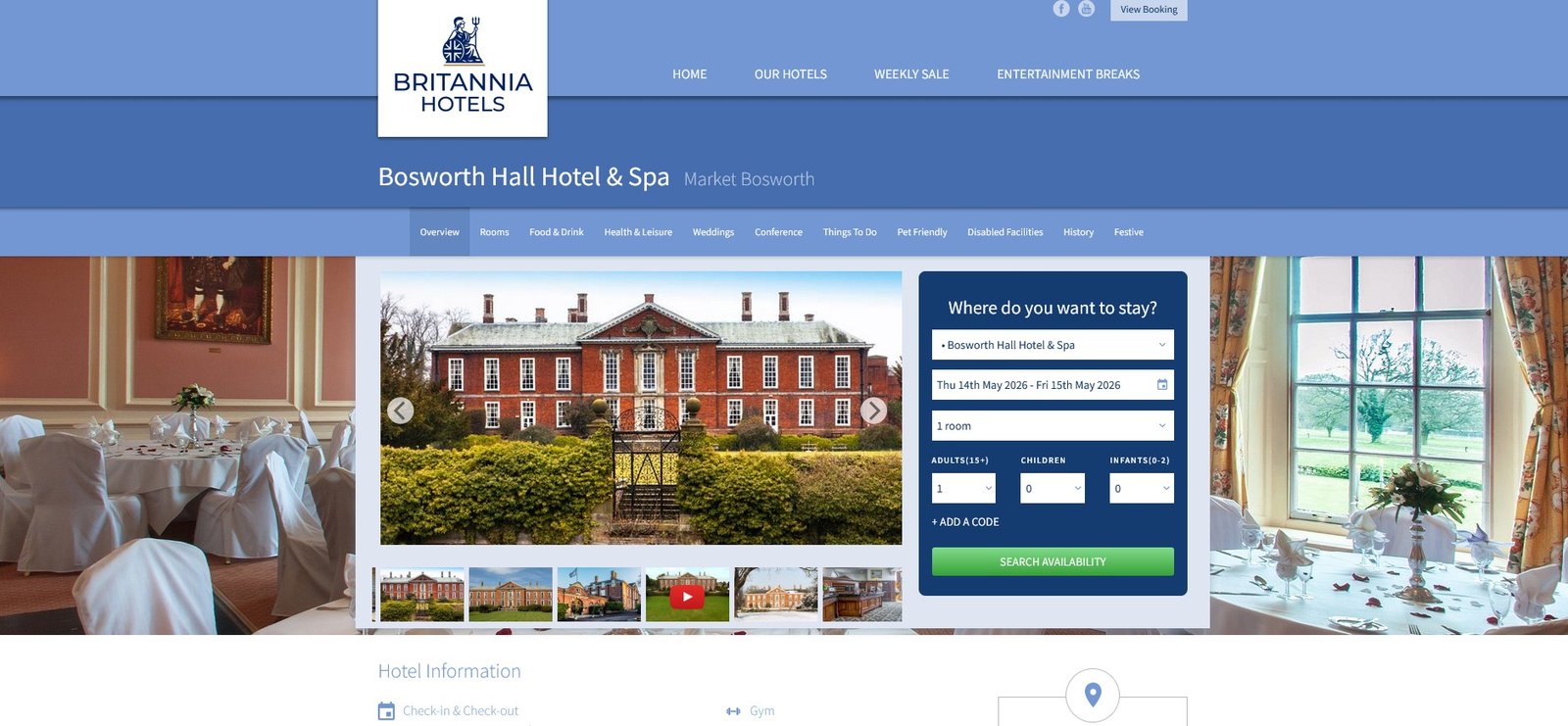 Bosworth Hall Hotel & Spa