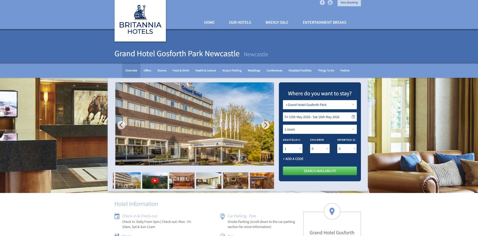 Grand Hotel Gosforth Park (Newcastle)