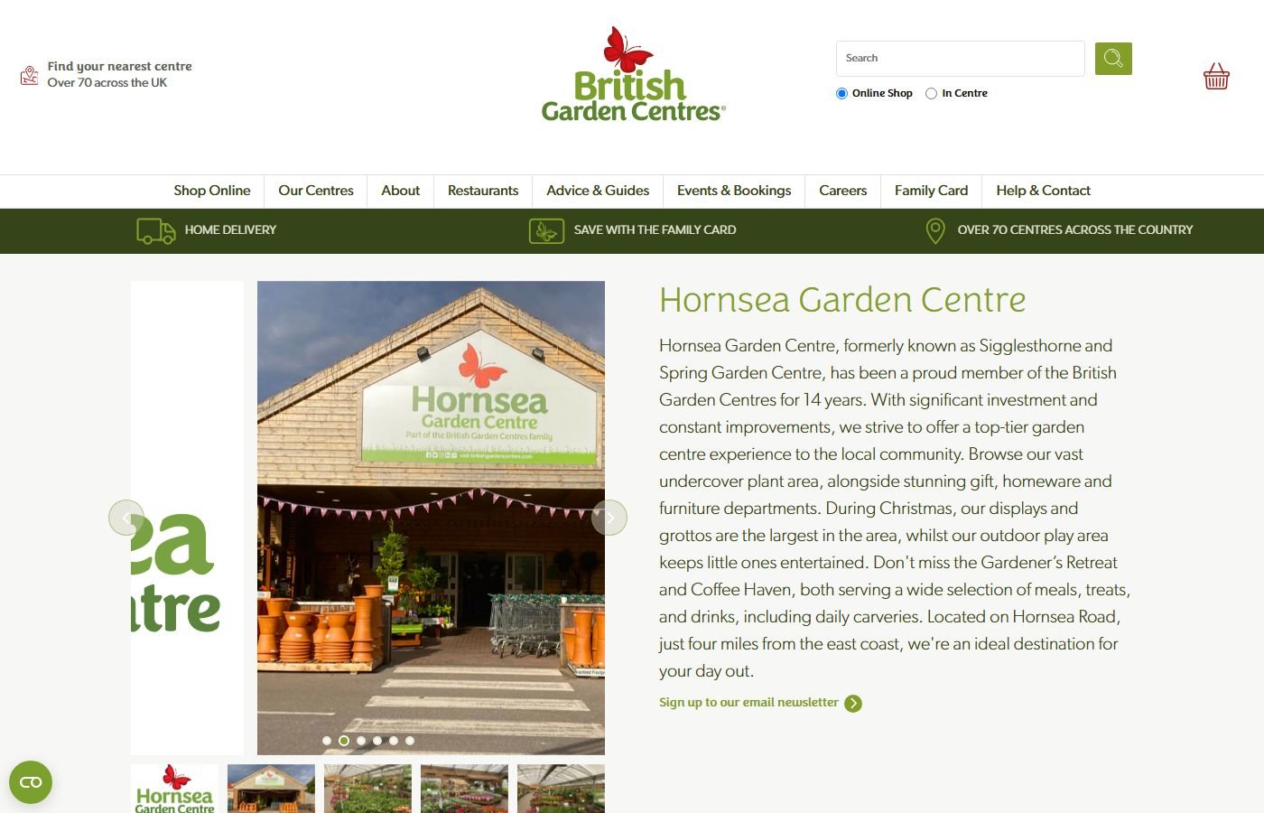 Hornsea Garden Centre – Garden Restaurant