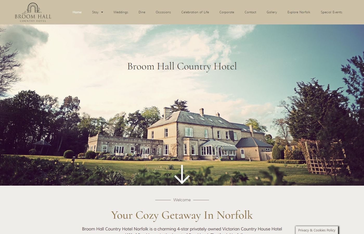 Saham Toney – Broom Hall Country Hotel