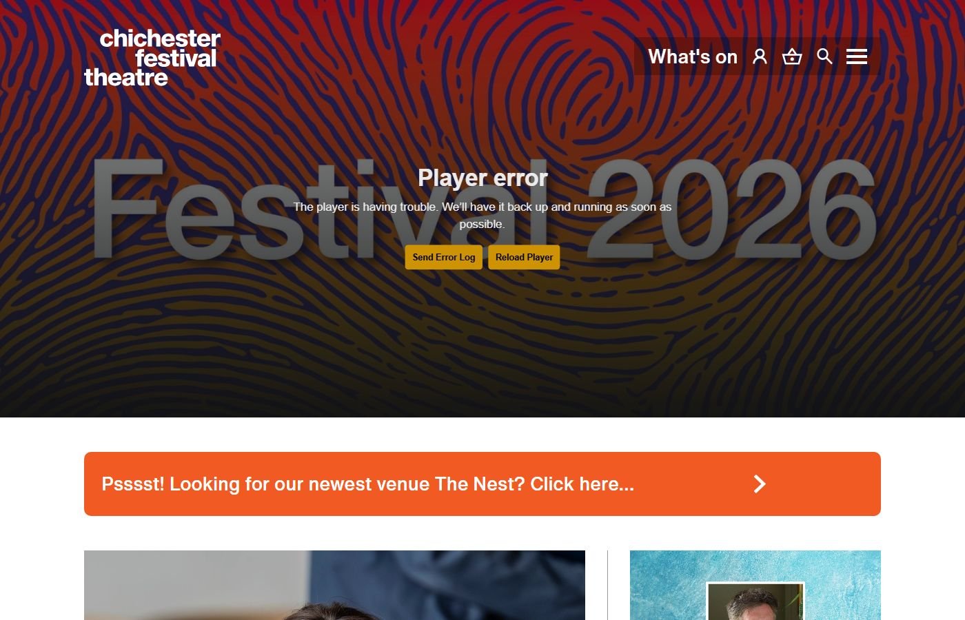 Chichester Festival Theatre β Events