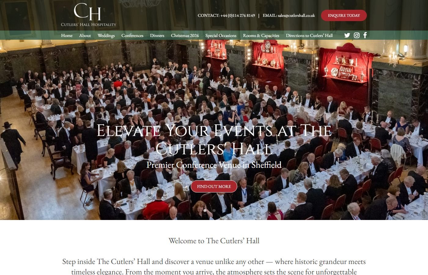 Cutlers' Hall – Events