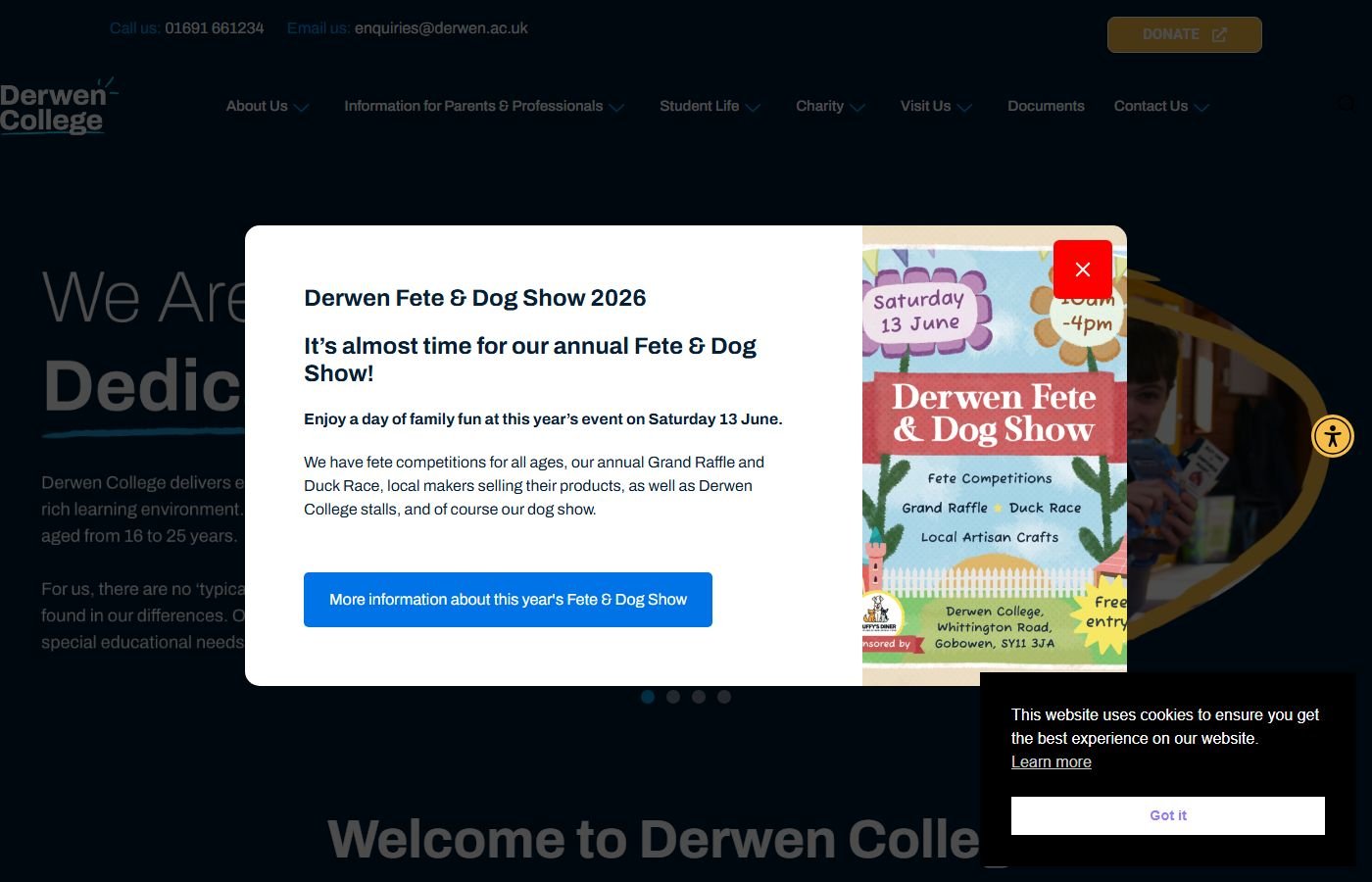 Derwen College – The Orangery Restaurant
