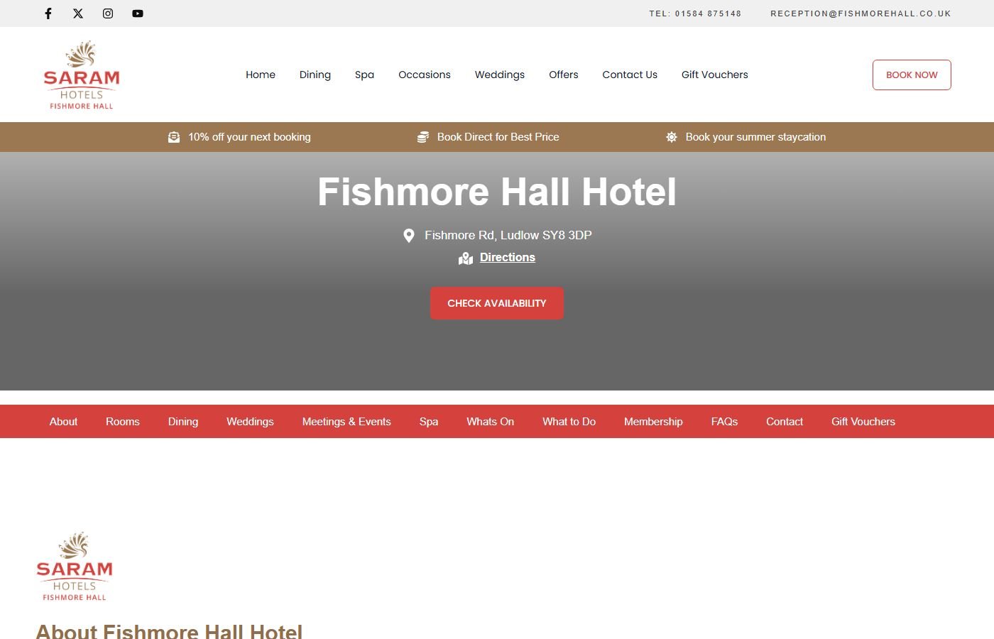 Fishmore Hall