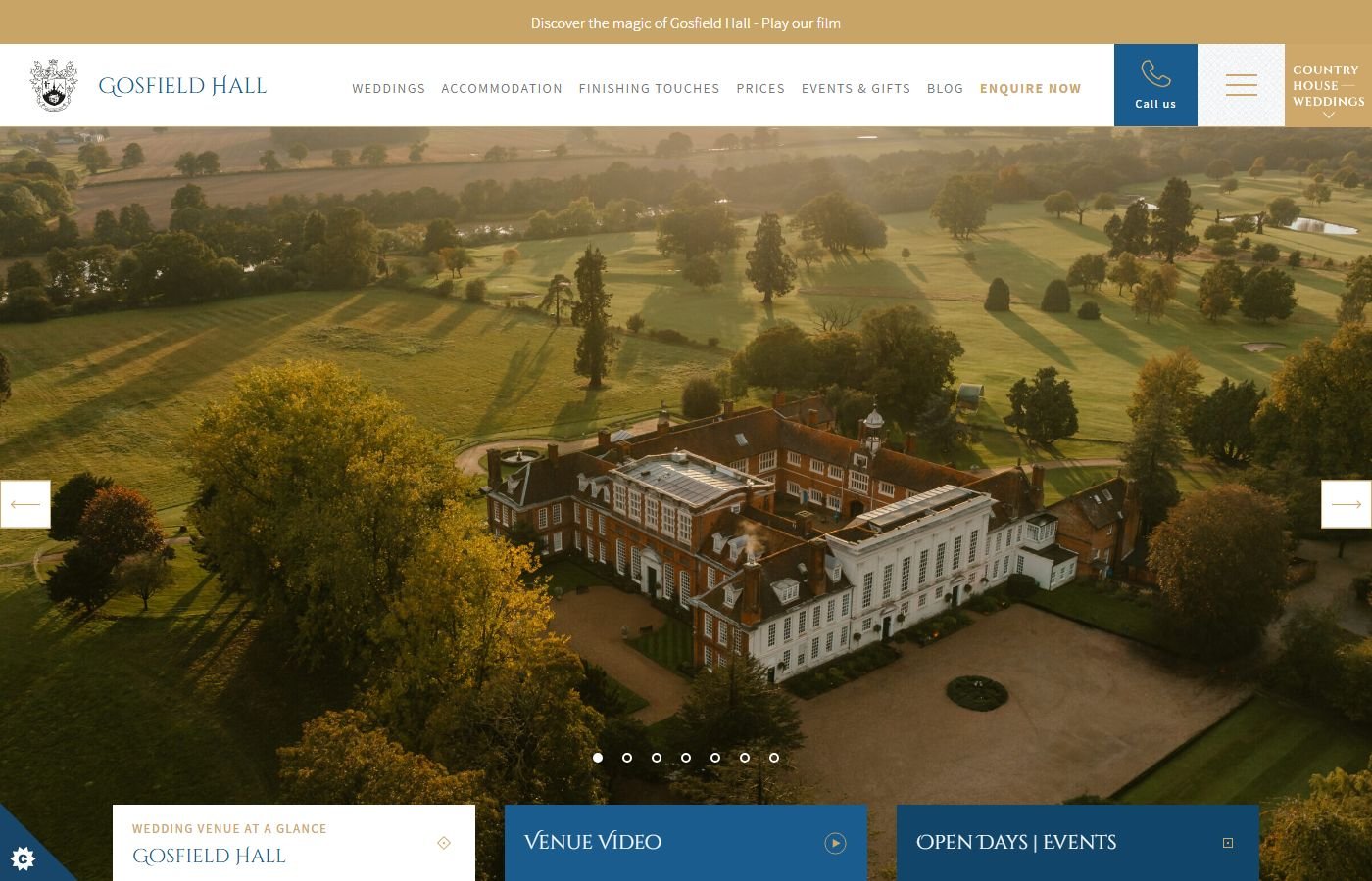 Gosfield Hall (Events Dining)
