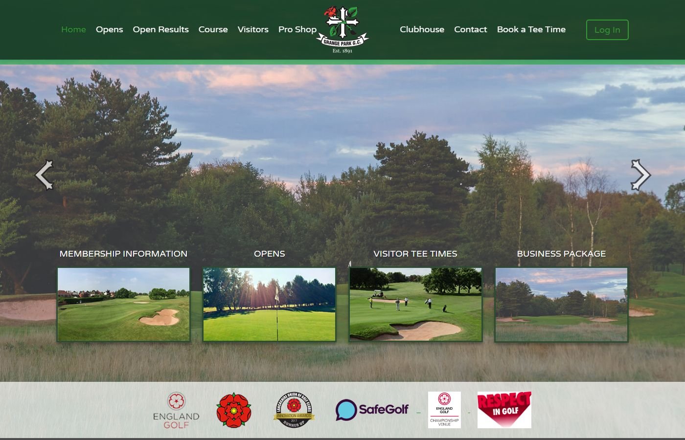 Grange Park Golf Club – Clubhouse