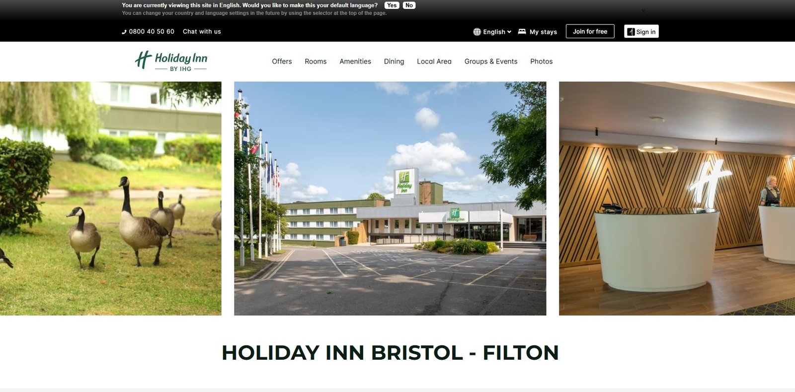 Holiday Inn Bristol – Filton