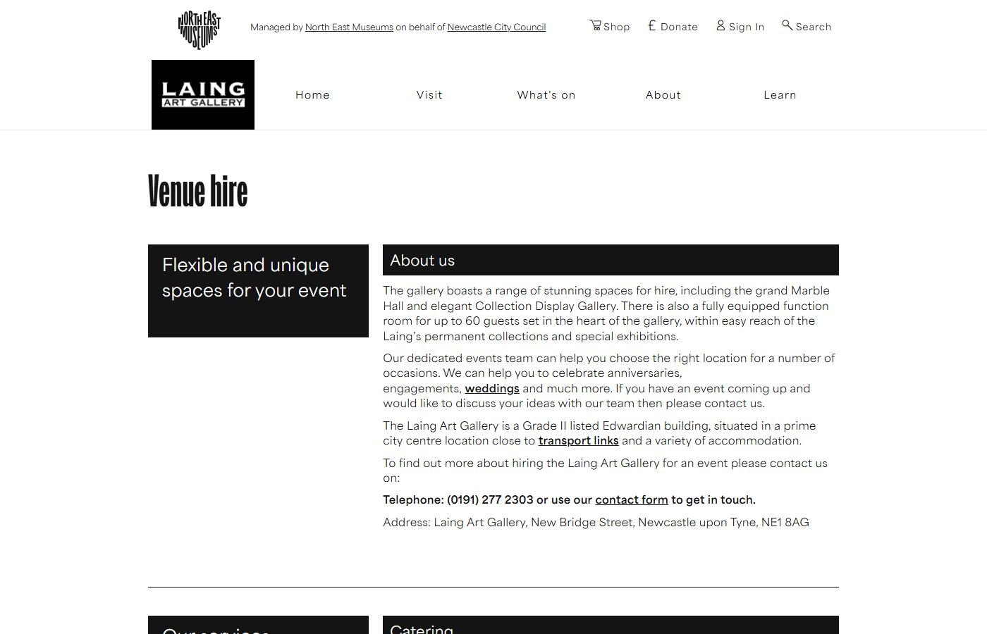 Laing Art Gallery – Events