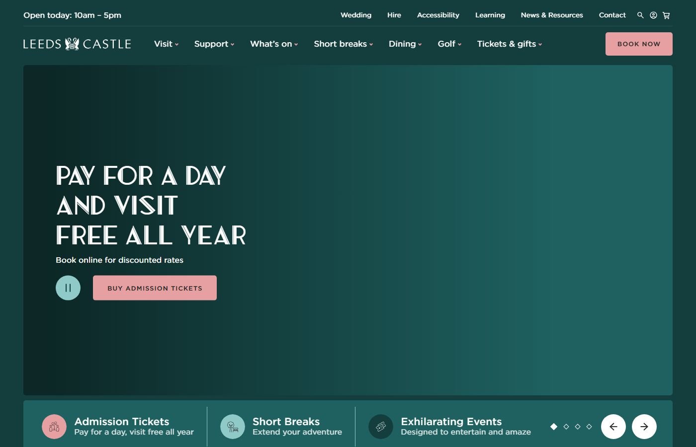 Leeds Castle β Hospitality & Restaurants