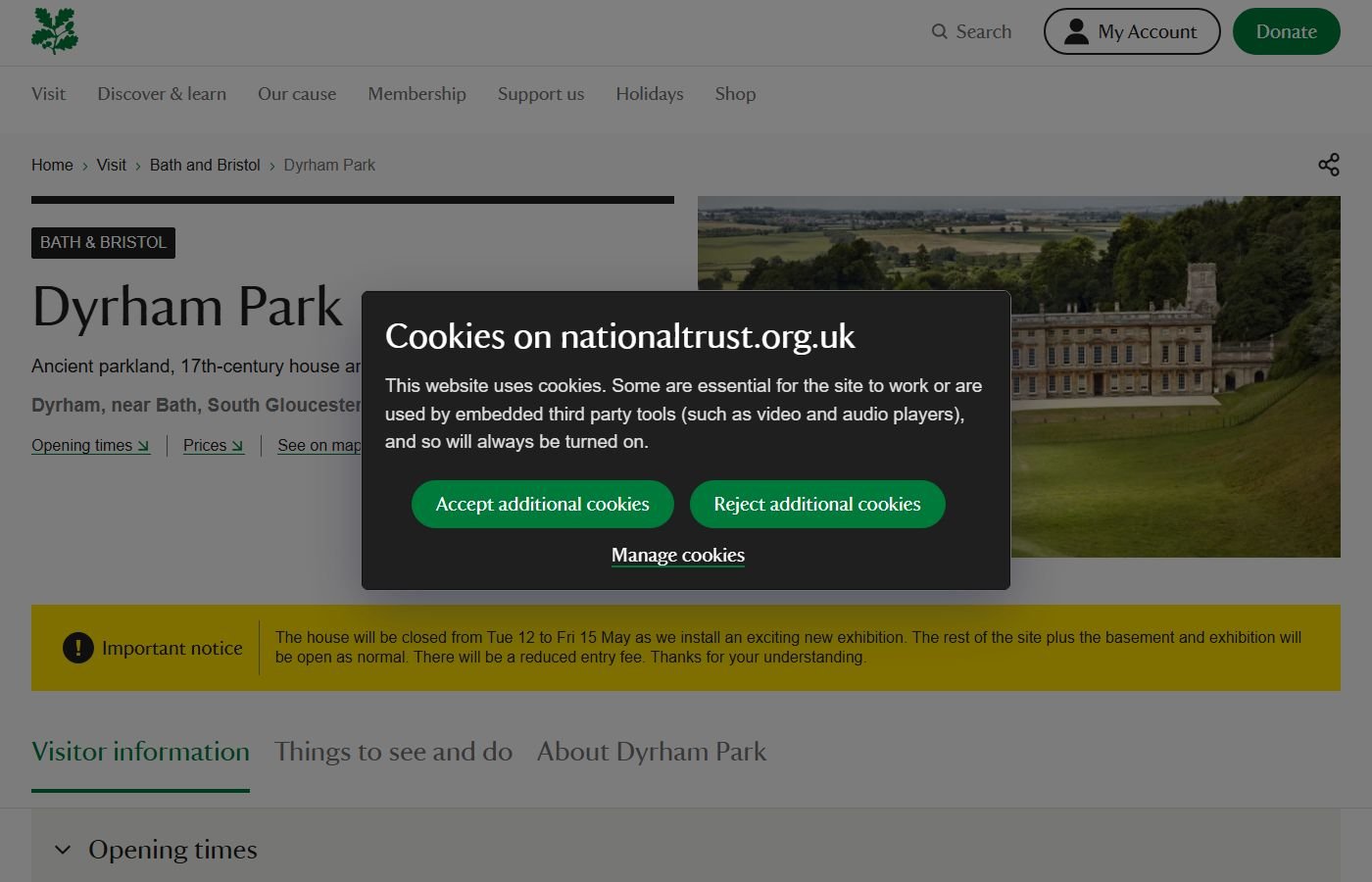 Dyrham Park (National Trust Tea-room)