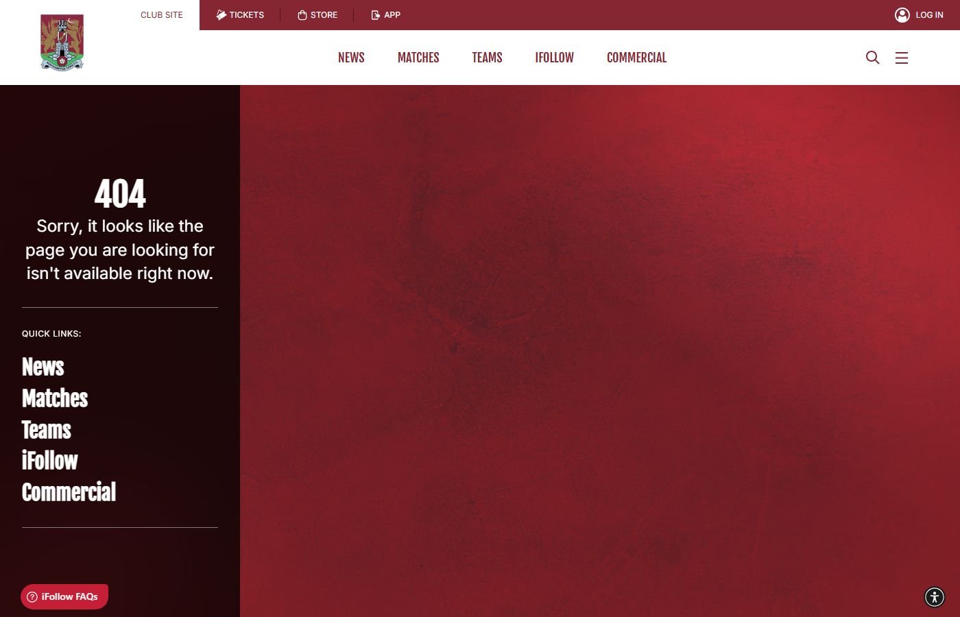 Sixfields – Northampton Town FC Hospitality