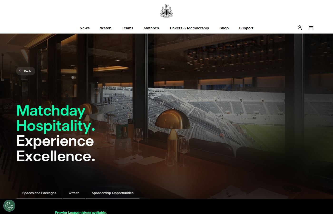 St James' Park – NUFC Hospitality