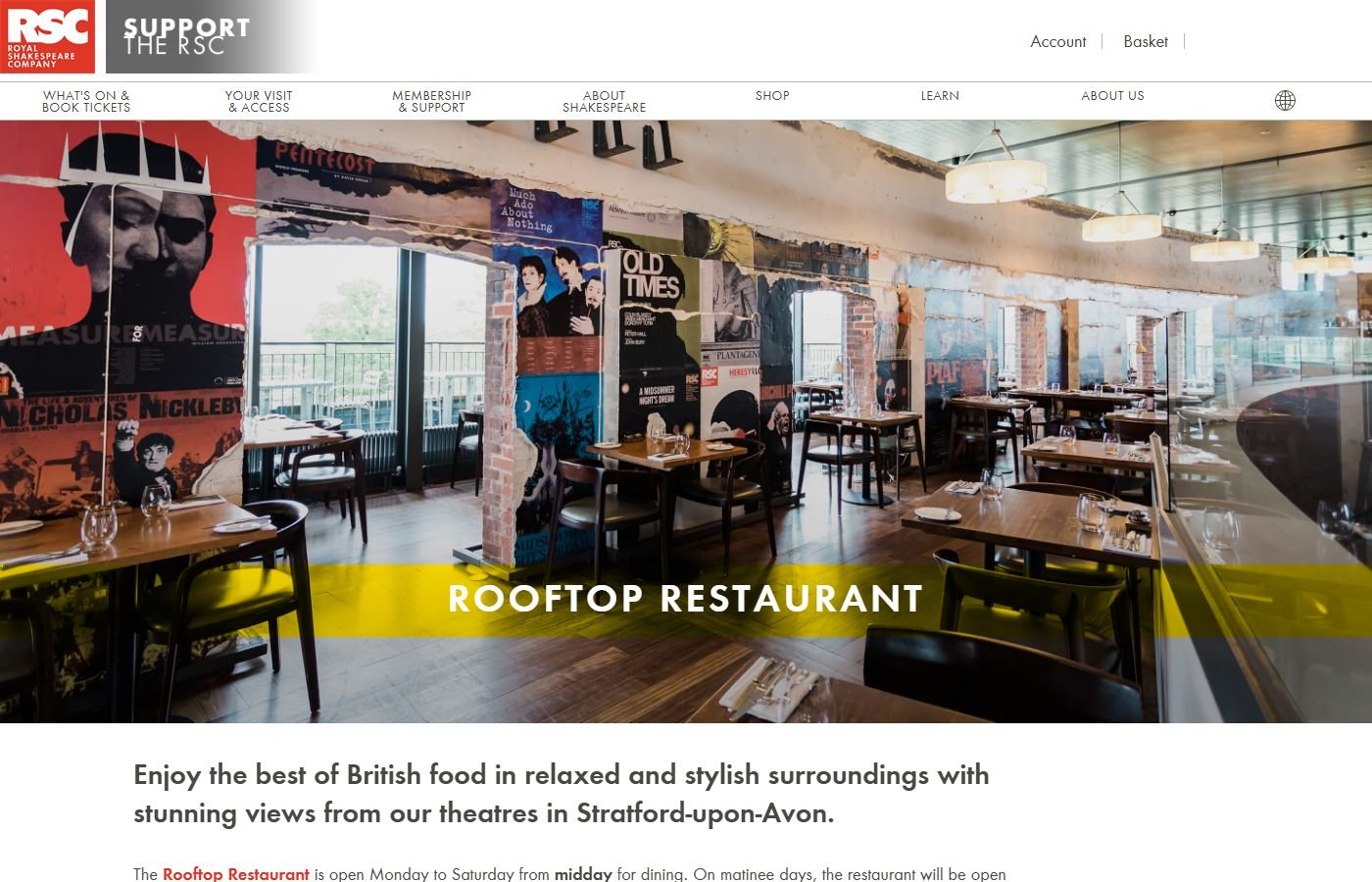 RSC – The Rooftop Restaurant