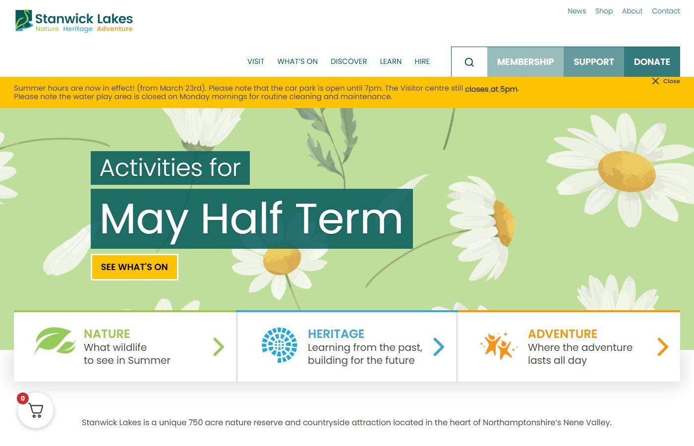 Stanwick Lakes – Café & Events