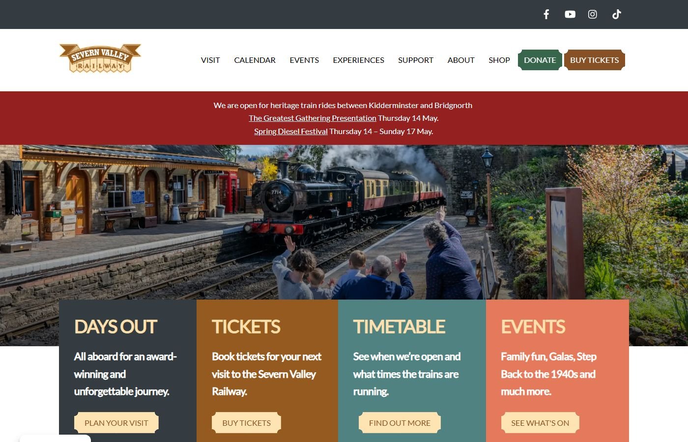 Severn Valley Railway β Events (Kidderminster)