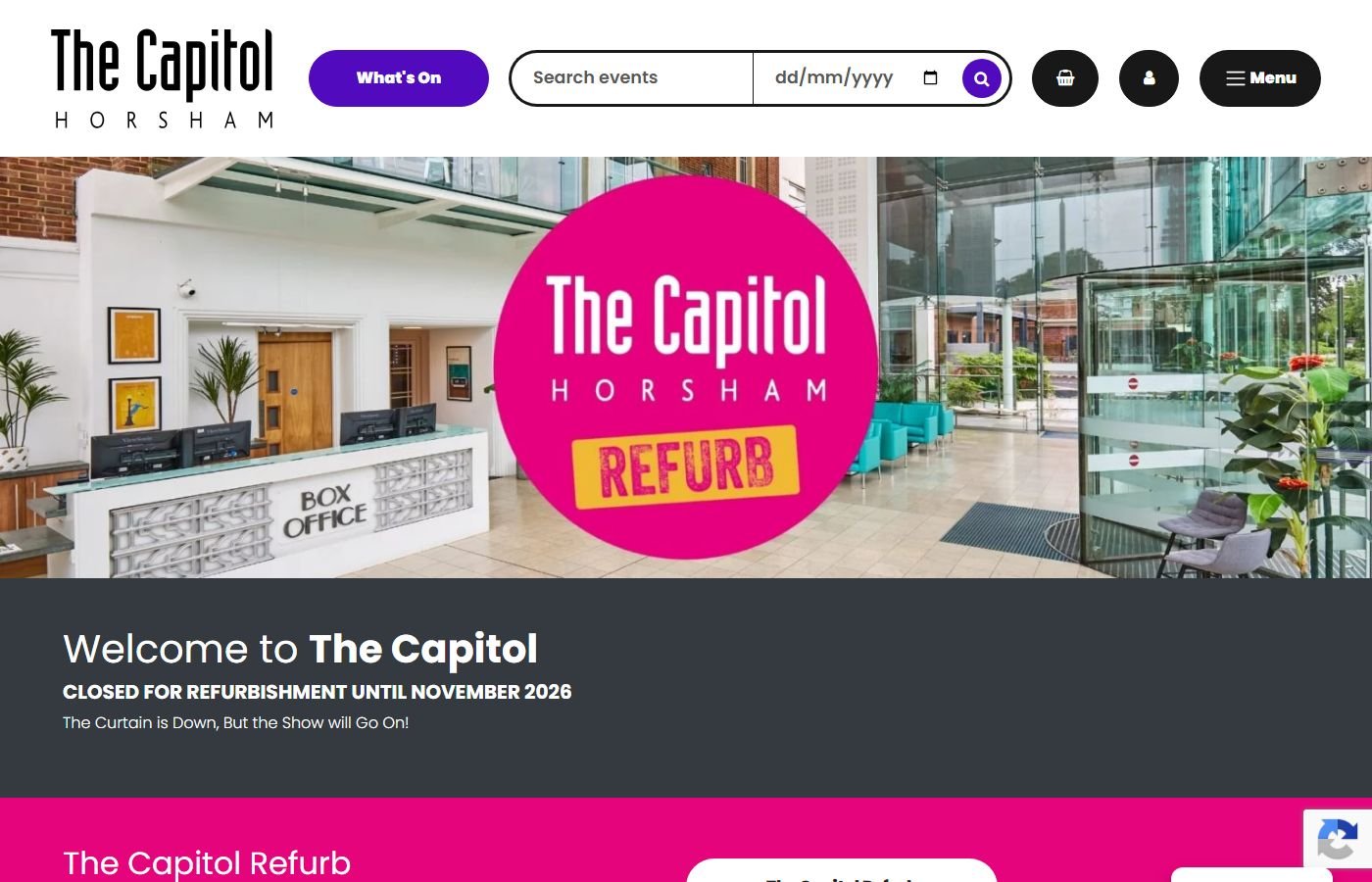 The Capitol Horsham β Venue Hire