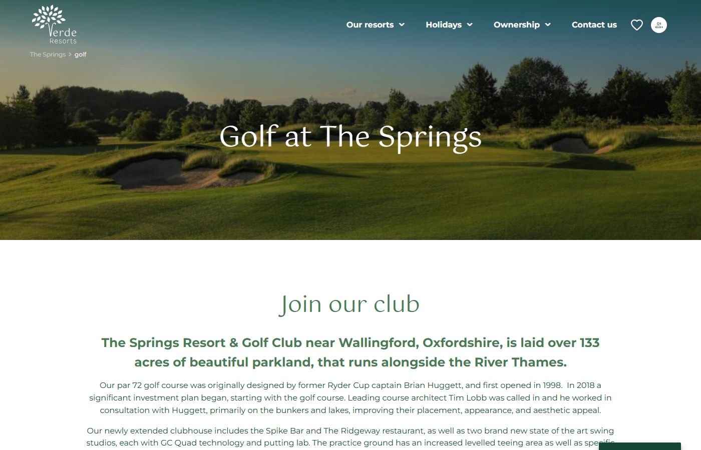 The Springs Resort & Golf Club – Clubhouse