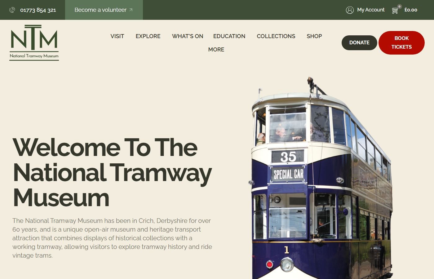 Crich Tramway Village – Tea Rooms