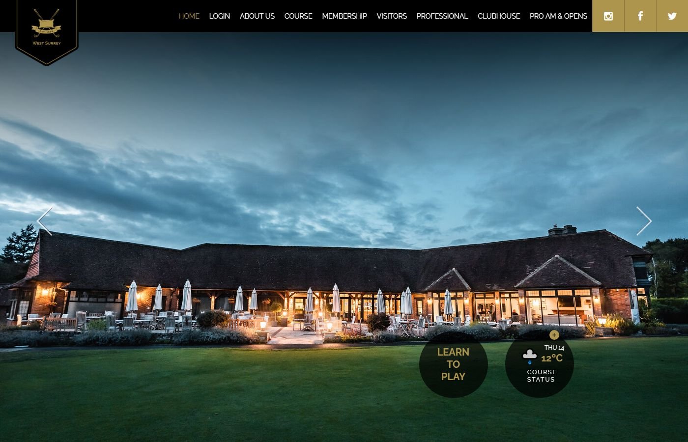 West Sussex Golf Club β Clubhouse
